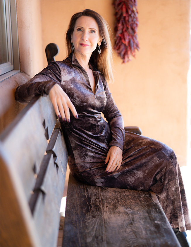 Rachael-Jayne outside bench