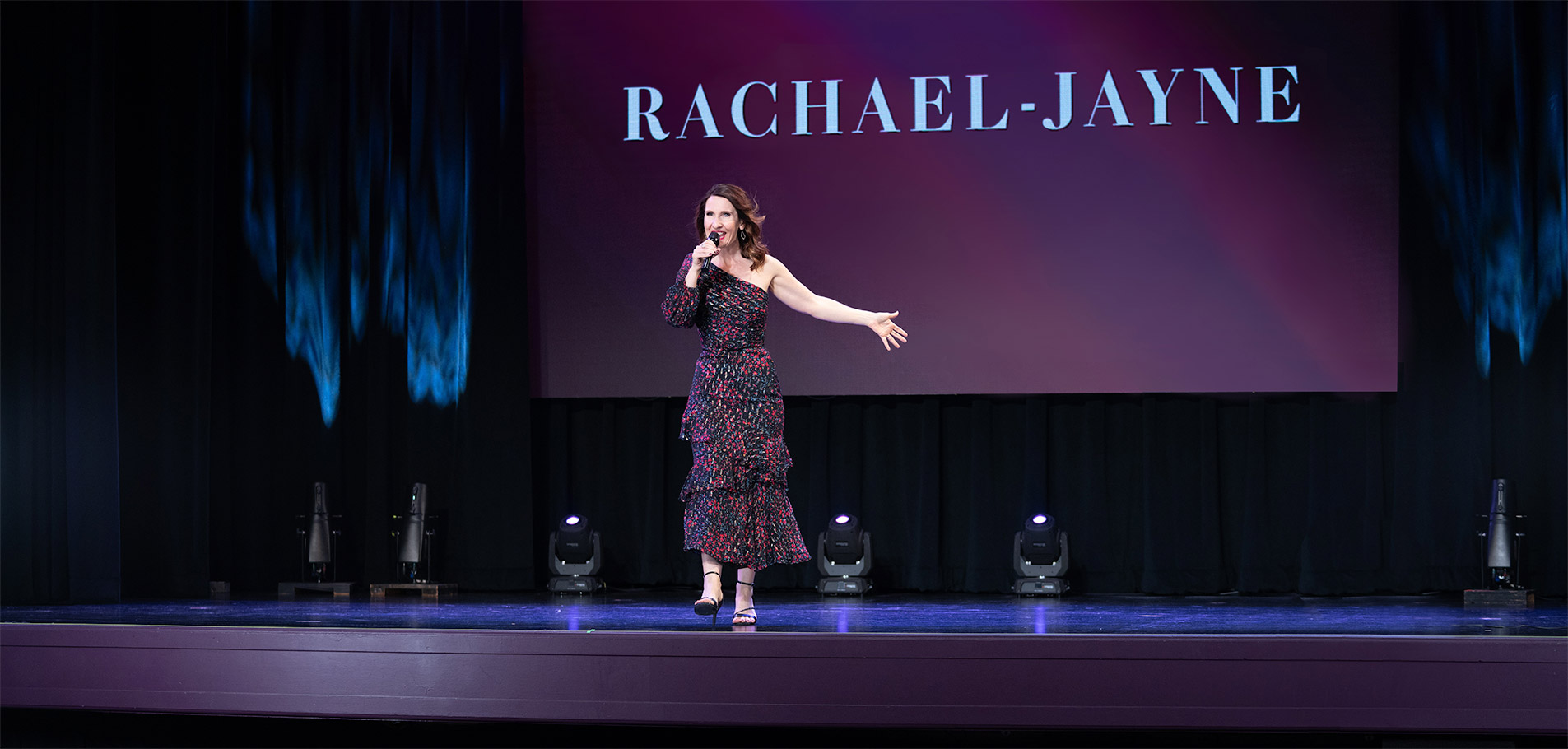 Rachael-Jayne on stage
