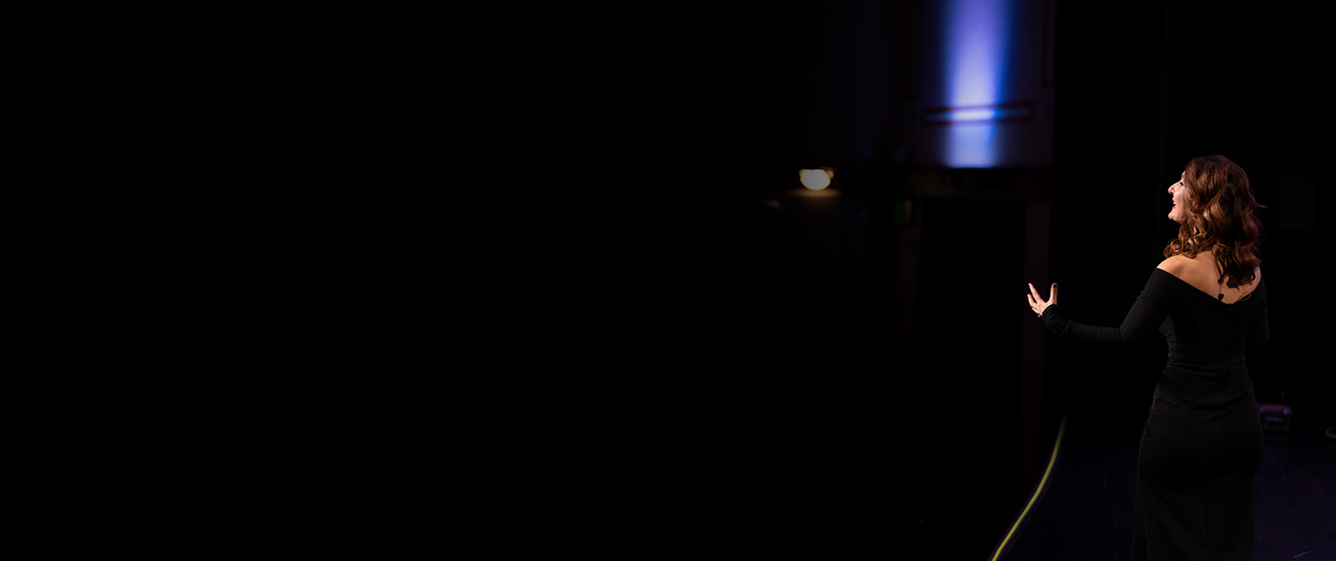 Rachael-Jayne on stage